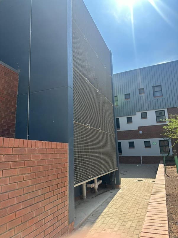 FRP grating overflow system at luxury development