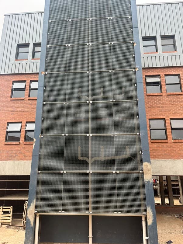 FRP grating completed installation at commercial site